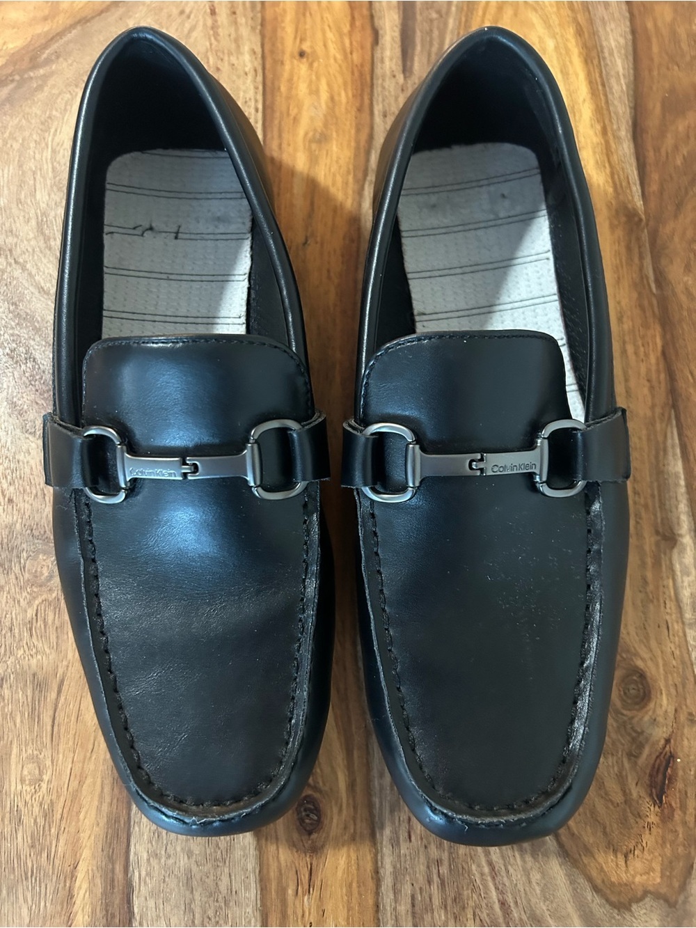 Calvin Klein Men’s Black Slip-On Loafers Work
